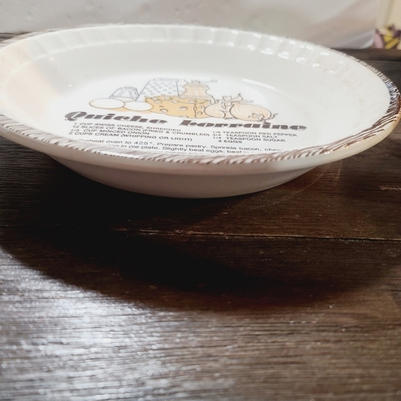 Vintage 80s 1982 Royal China by Jeanette Quiche Lorraine Baking Dish - Picture 5 of 10